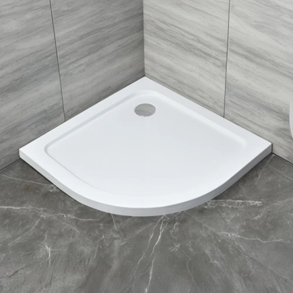 Modena Slim íves alacsony akril zuhanytálca 90x90 cm