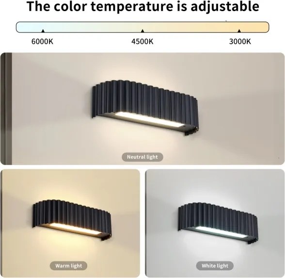 BRILAGI - LED fali lámpa FALCON MODERN LED/10W/230V 30 cm 3000/4500/6000K fekete
