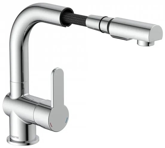 Schütte 79710 - LONDON mosogatócsaptelep kihúzható zuhanyfejjel, fényes króm