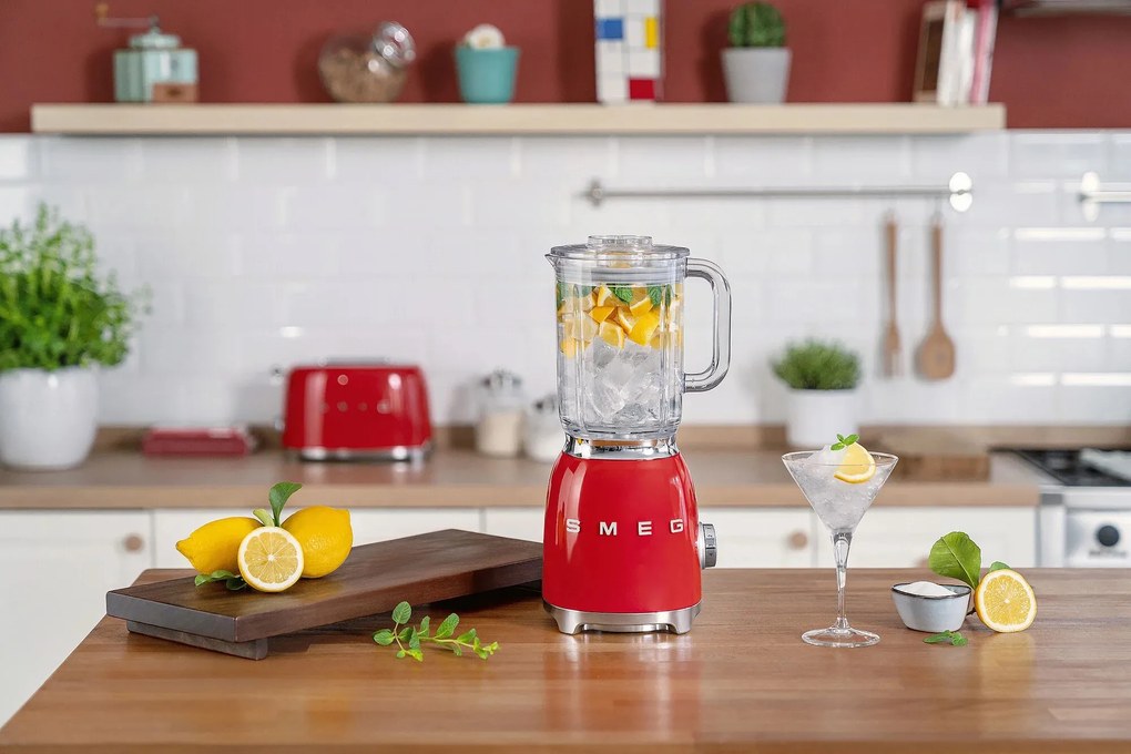 SMEG 50's Retro Style blender BLF03, 1,5l plastová nádoba červený - Smeg