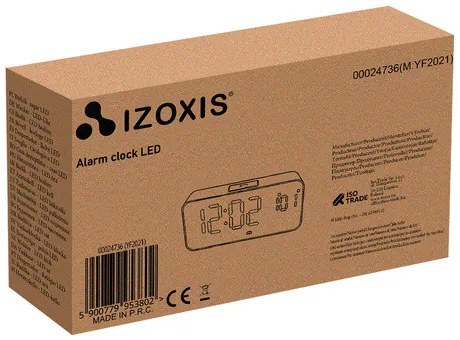Ébresztőóra - LED óra Izoxis 24736