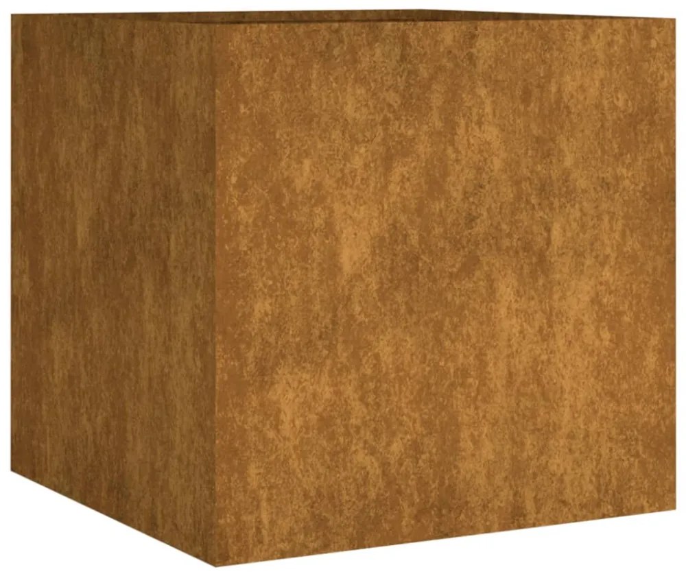 corten acél növénytartó 40x41x40 cm