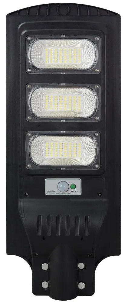 LED Napelemes utcai lámpa érzékelővel STREET LED/15W/3,2V IP65 + távirányító