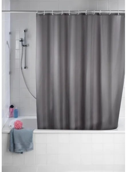 WENKO 20044100 - Zuhanyfüggöny 180x200 cm szürke