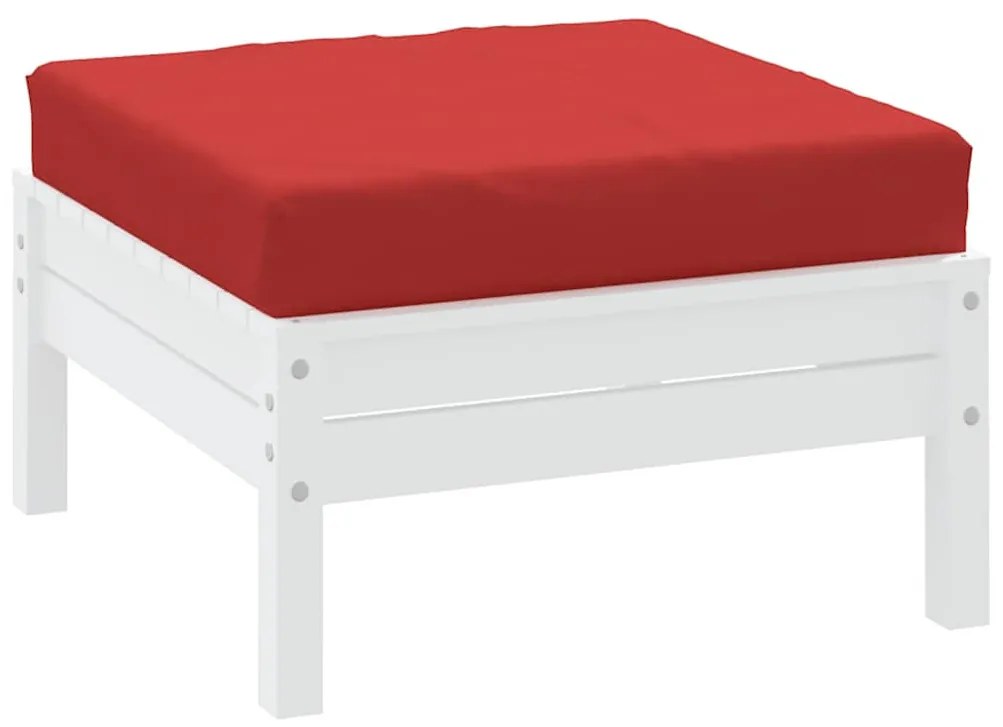 piros oxford szövet raklappárna 60x60x9,5 cm