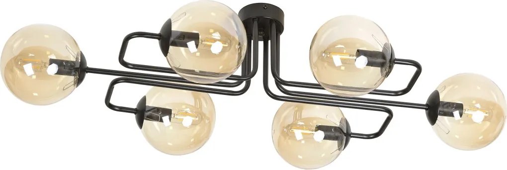 Emibig BRENDI 833/6A Plafonlámpa 6x3W/E14/T26 IP20