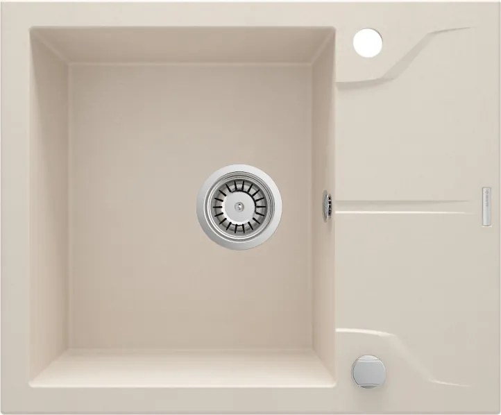 Andante gránit mosogató_beige_1 medence+rövid csepegtető