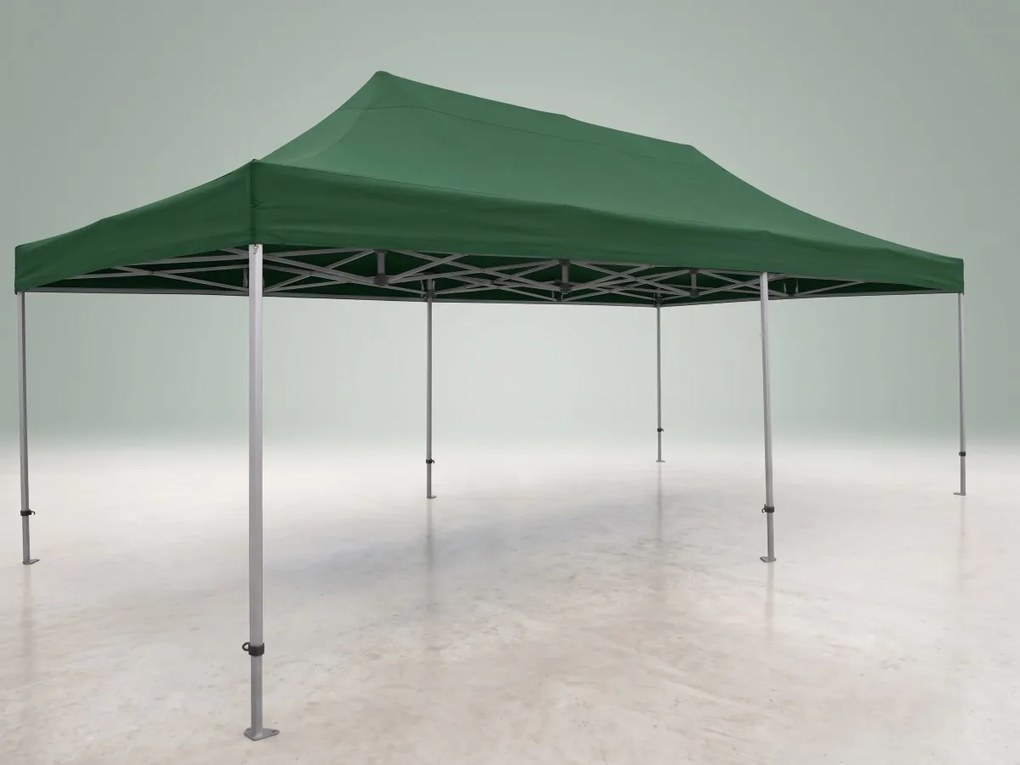 Party sátor 8 × 4 m PROFI HEXA, Fekete