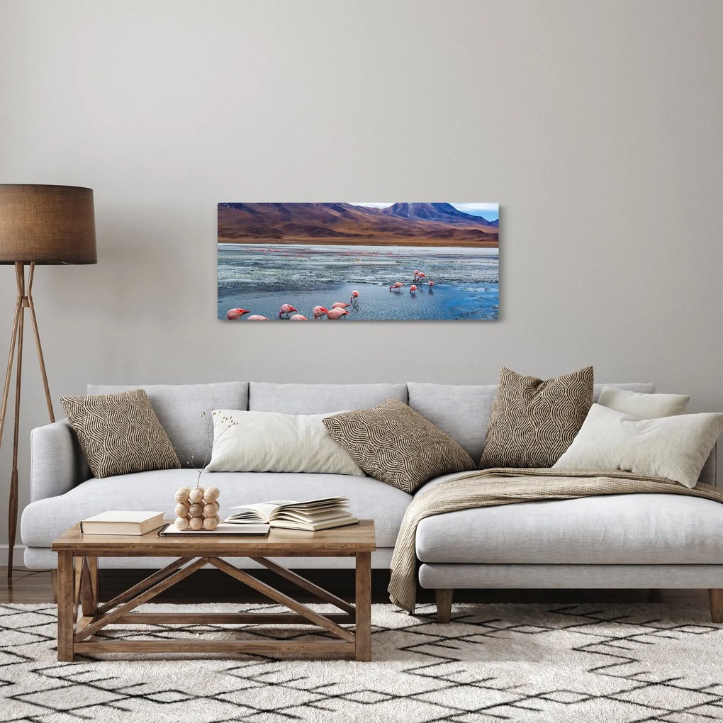 Kép - Flamingók (120x50 cm)