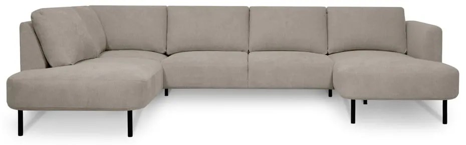Bézs sarokkanapé (bal oldali-U alakú) Hero – Scandic