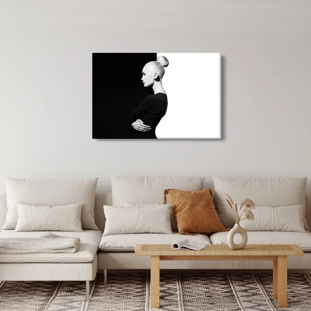 Kép - Nő à la yin and yang (90x60 cm)