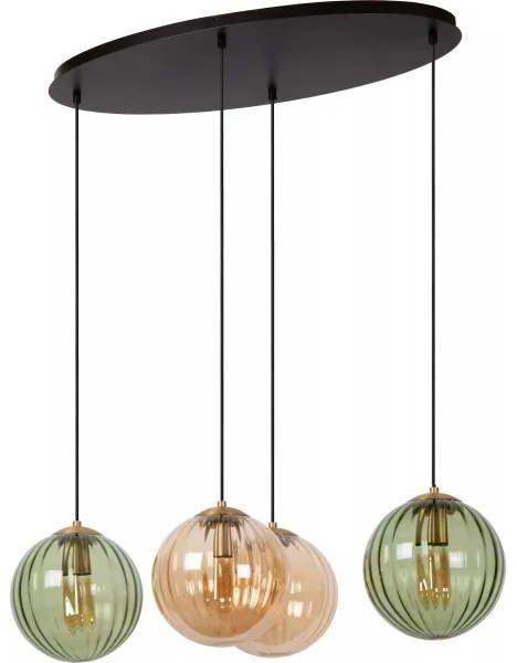 Lucide 45493/04/33 - Csillár zsinóron MONSARAZ 4xE27/40W/230V