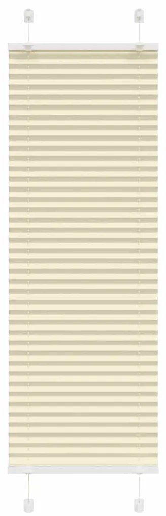 pliszírozott redőny krém 40x100 cm szövetszélesség 39,4 cm
