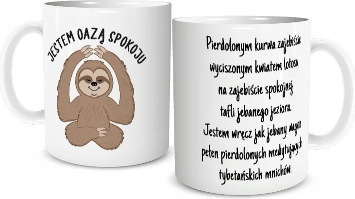 Bögre Én Vagyok A Nyugalom Oázisa vicces