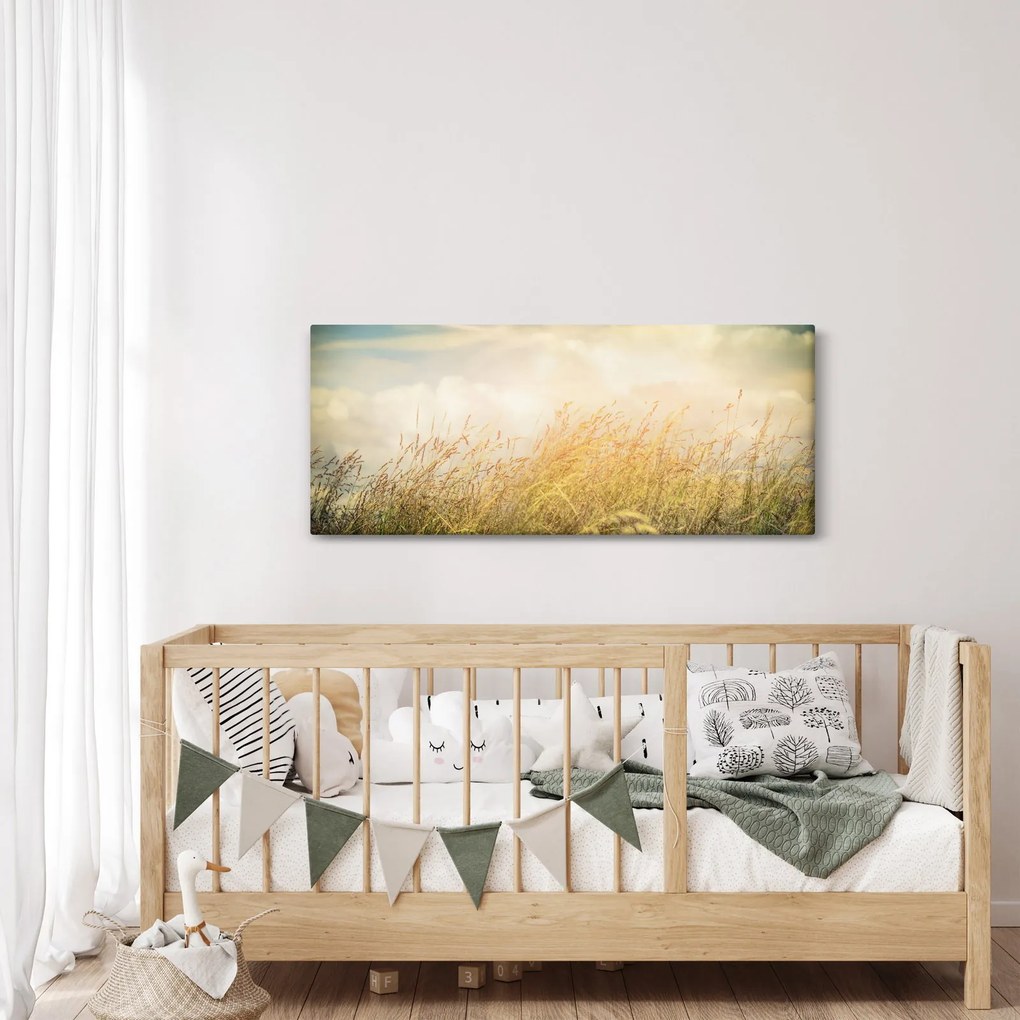 Kép - Mező ősszel (120x50 cm)