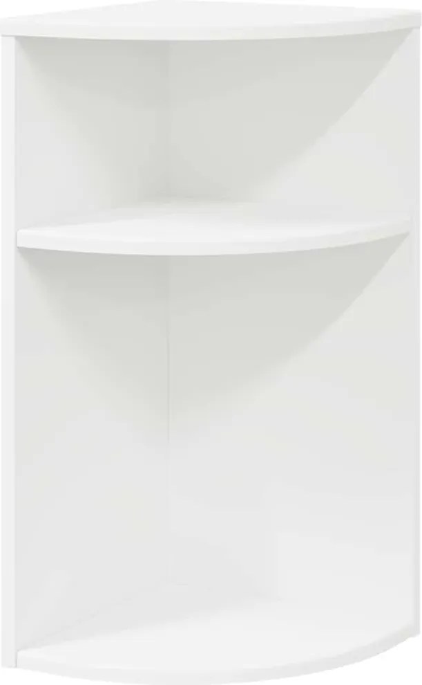 vidaXL Végasztal Fehér 29,6 x 29,6 x 60 cm Faanyag