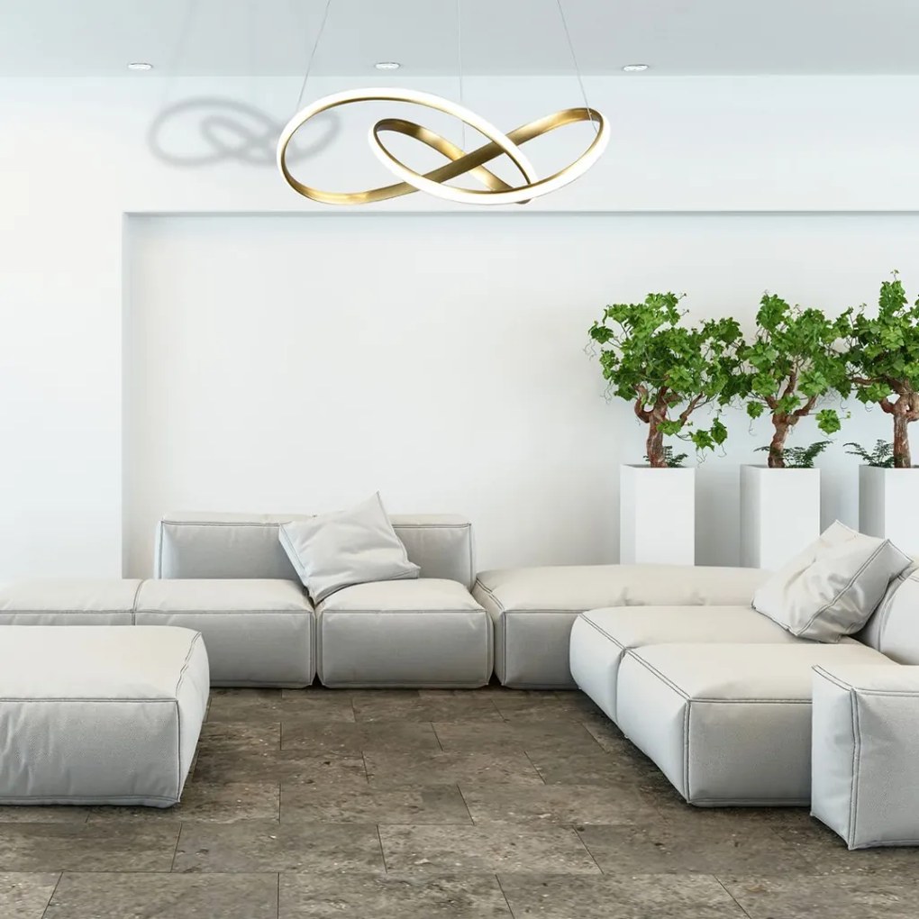 MILAGRO ML6772 CAPPIO Modern Led Függesztett Lámpa Arany LED IP20