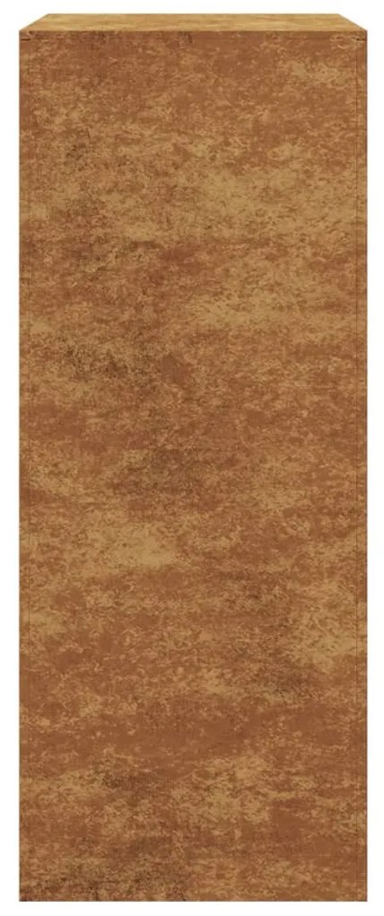tűzifaállvány 60x40x100 cm időjárásálló acélból