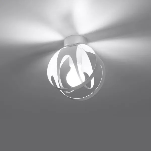 Sollux SL.1082 - Felületre szerelhető csillár TULOS 1xE27/60W/230V fehér