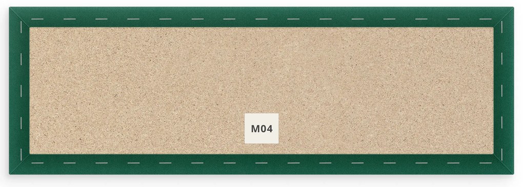 Bársony kárpitozott panel - Téglalap - 70x30cm Szín: Zöld