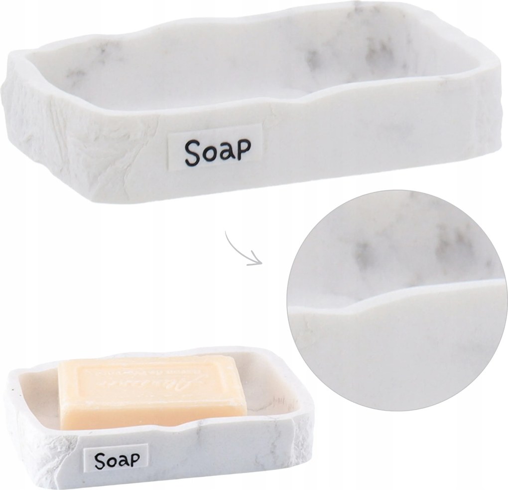 Fürdőszobai Szappantartó Dekoratív márvány kő dekoratív modern állvány