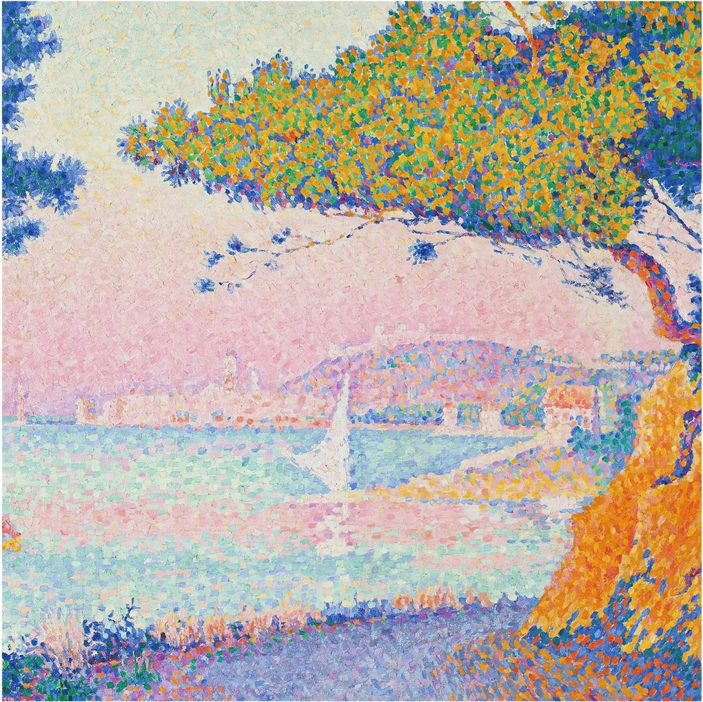 Fotótapéta Flizelin Dekoratív tapéta Színes tájkép 250x250 Ragasztó