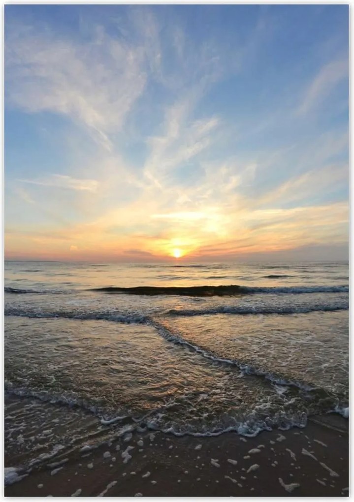 Poszterek 70x100 Naplemente a tengerparton