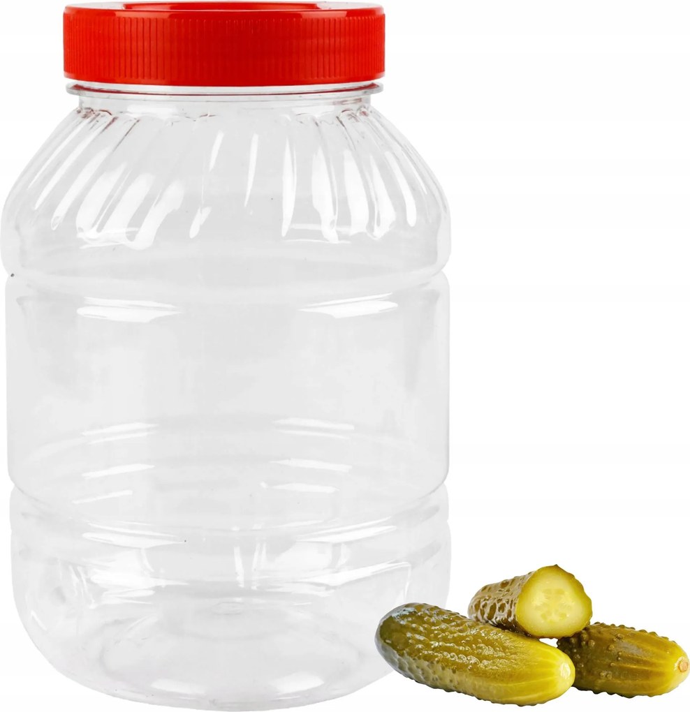 Befőttes Üveg Műanyag Befőttes Üveg Uborka 5L Pet