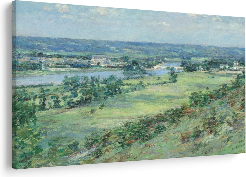 Kép - Theodore Robinson, The Valley of the Seine, From the Hills of Giverny, reprodukciók (90x60 cm)