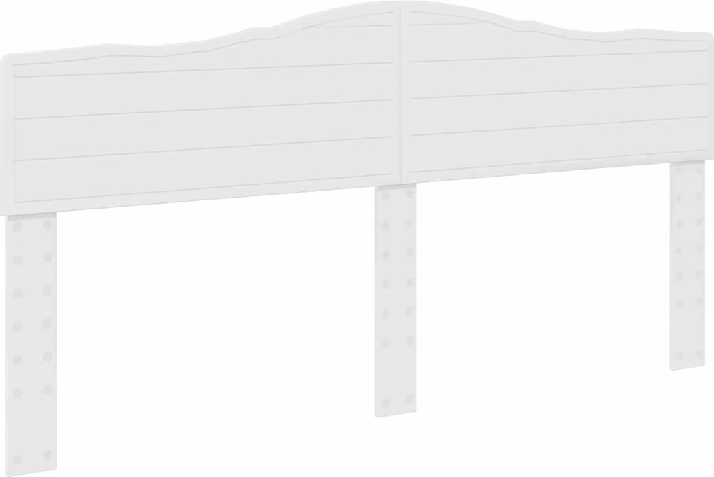 vidaXL Fejtámla Fehér 200 cm Faanyag