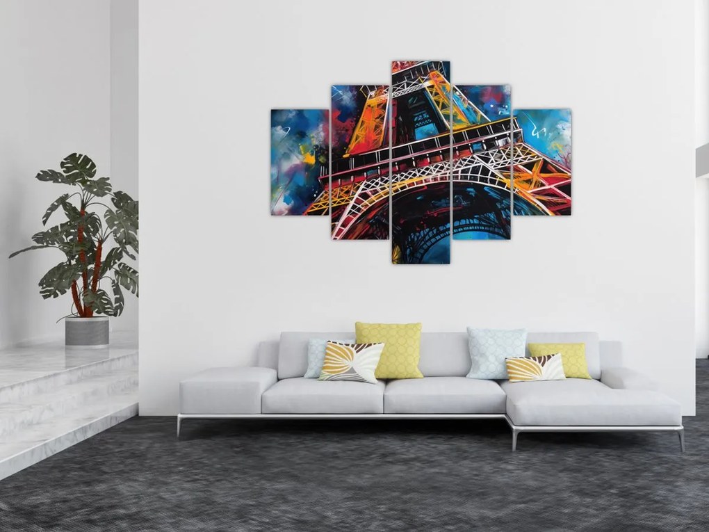 Kép - Az Eiffel-torony festménye II. (150x105 cm)