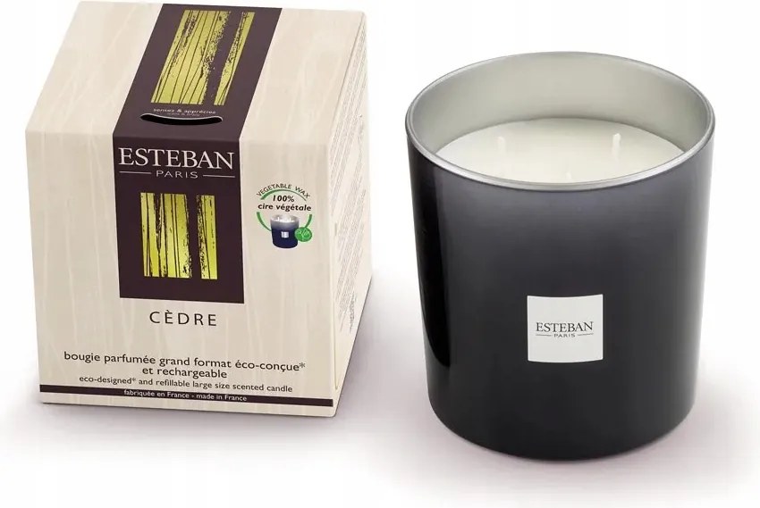 steban Paris Illatgyertya 450 g Cédrus illat