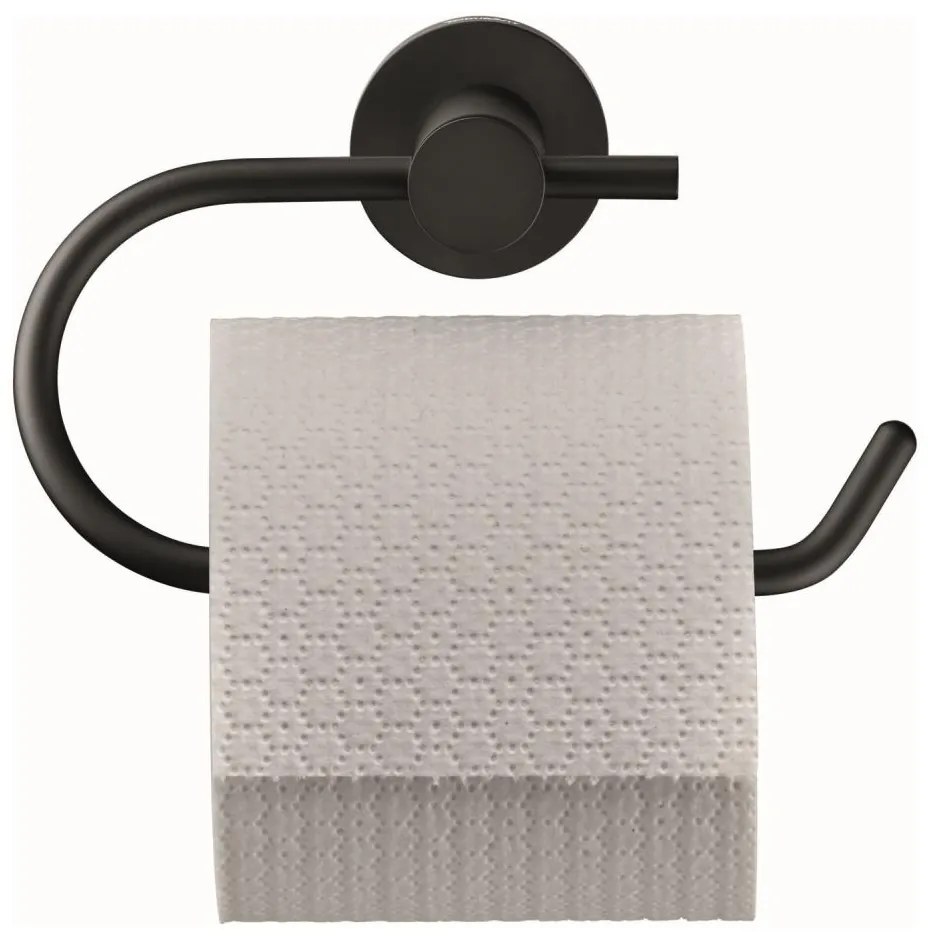 Duravit 99264600 - D-CODE matt fekete WC-papírtartó