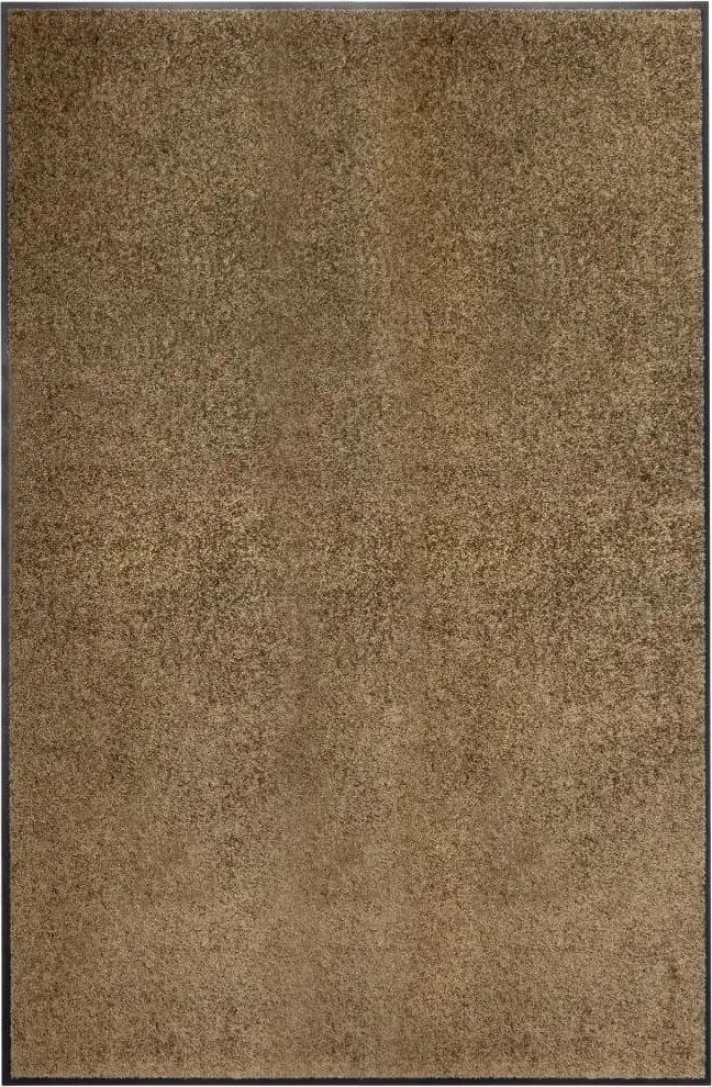 vidaXL barna kimosható lábtörlő 120 x 180 cm