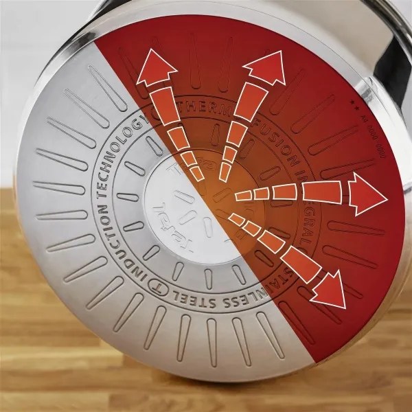 Tefal - DELICIOUS 3 részes rozsdamentes edénykészlet