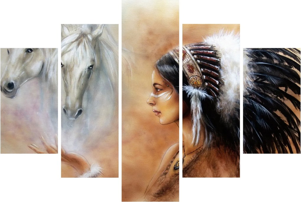 Kép - Indiánok varázslata (150x105 cm)