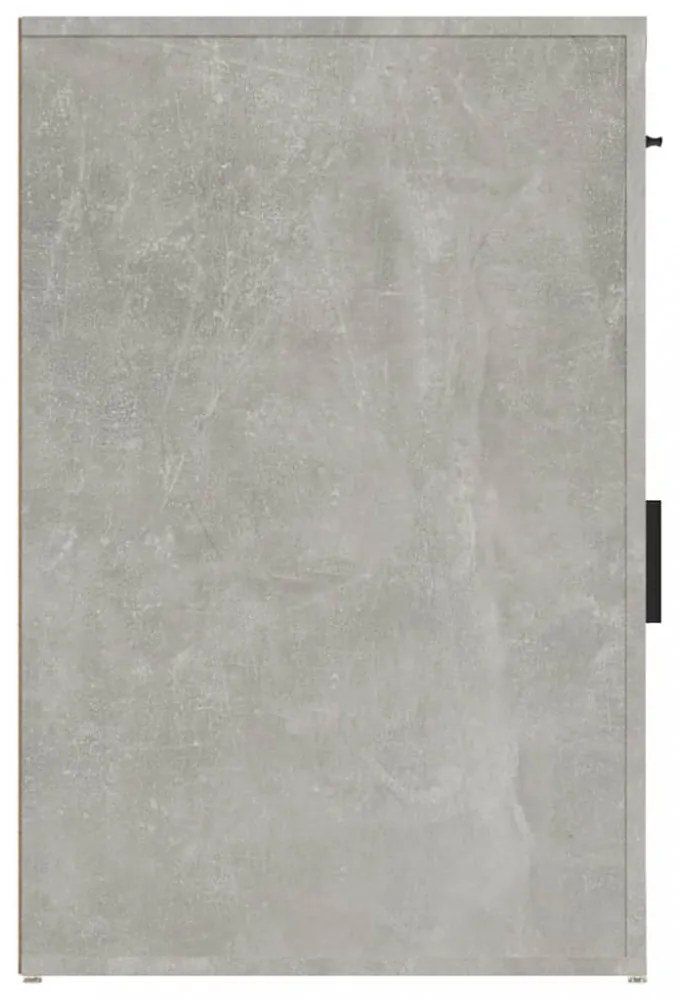 betonszürke szerelt fa íróasztal szekrény 40x49x75 cm