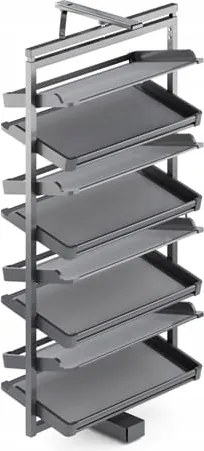 Forgókosár Szekrényhez Cipőtartó Állvány Symphony 8 polc Antracit WB-671