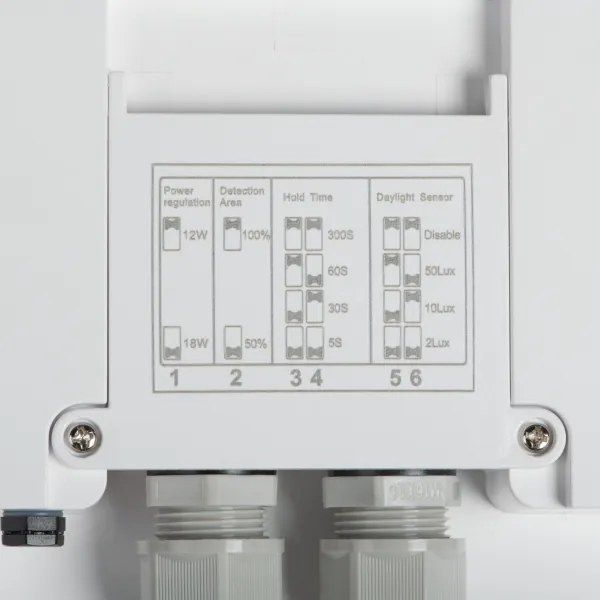 Kanlux 38785 - LED Kültéri lámpa érzékelővel BENO 24/30W/230V 3000/3500/4000K IP65 fehér