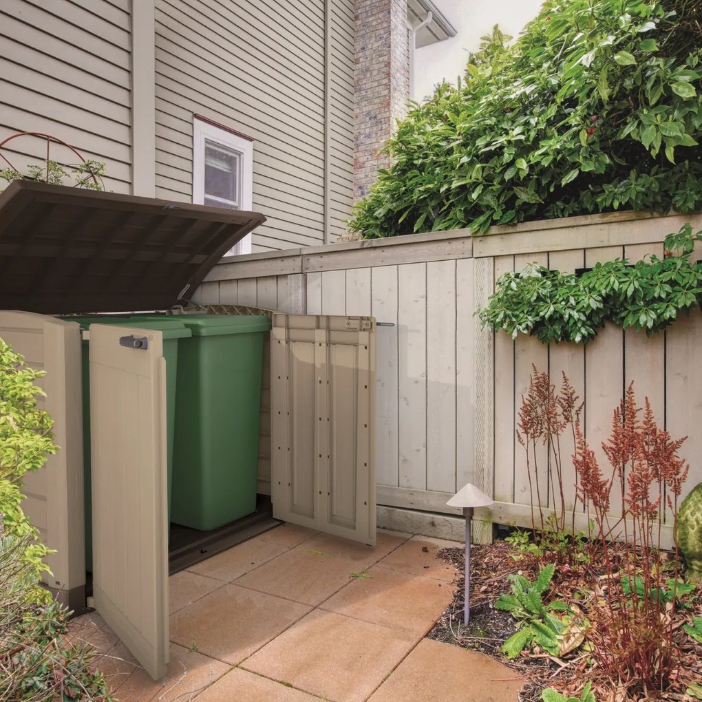 Keter Store It Out ARC kerti tárolódoboz, 146 x 82 x 120 cm, bézs