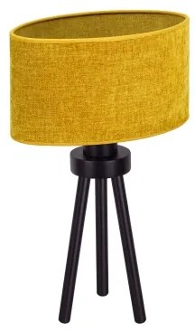 Duolla - Asztali lámpa OVAL 1xE27/15W/230V átm. 30 cm barna