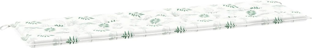 vidaXL Pad párna Levél Levélminta 150 x 50 x 3 cm Oxford Szövet