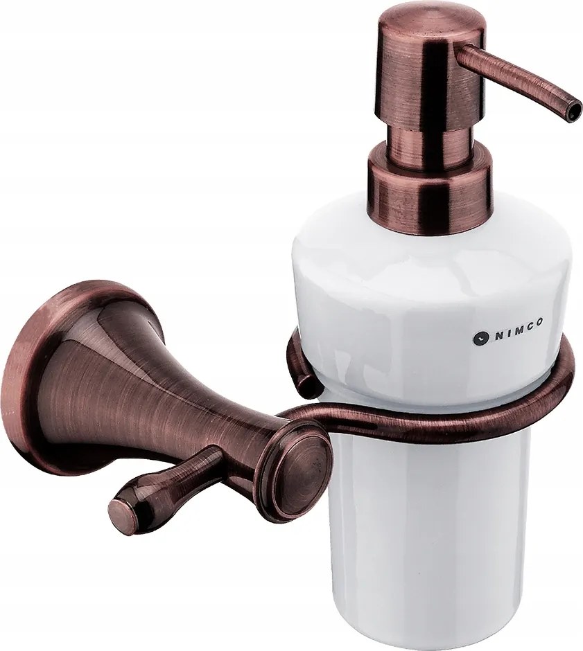 Nimco Lada antik réz folyékony szappan adagoló kerámia és rozsdamentes acél La 19031KU-80_