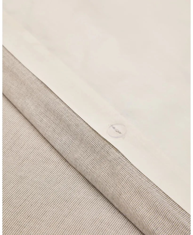 Bézs kétszemélyes hosszabbított pamut-perkál ágyneműhuzat 240x220 cm Sotela – Kave Home