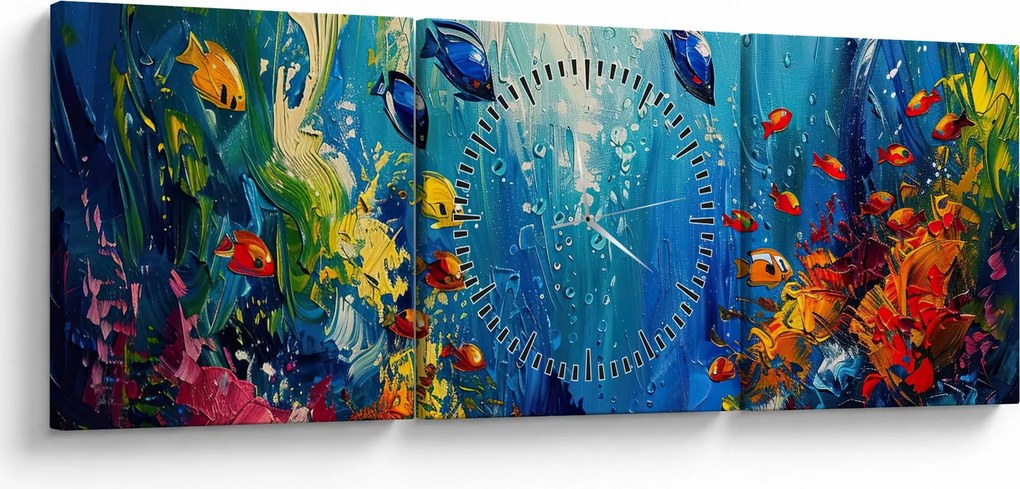 Kép - A víz alatti világ festése (órával) (90x30 cm)