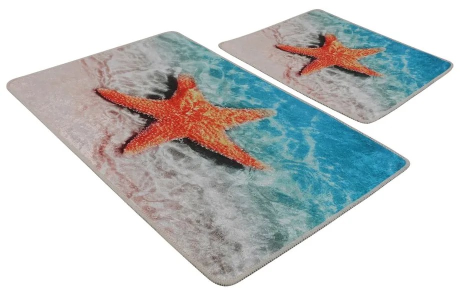 Fürdőszobai kilépő szett 2 db-os 60x100 cm Stella – Foutastic