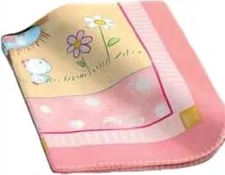 Modern Ágytakaró Takaró Piel 110x140 cm Rózsaszín