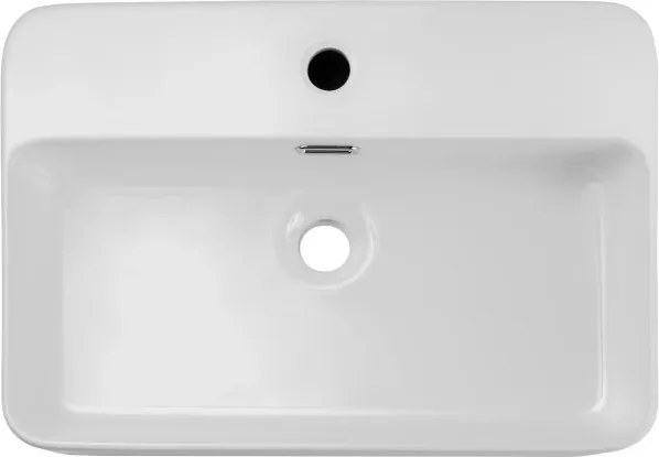 Eros TRUST 2 - PULTRA ültethető - Top Counter - porcelán mosdó - 55 x 38 cm