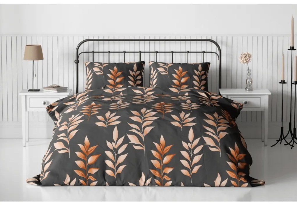 Flanel ágynemű DERAMI szürke Ágyneműhuzat mérete: 70 x 90 cm | 140 x 200 cm