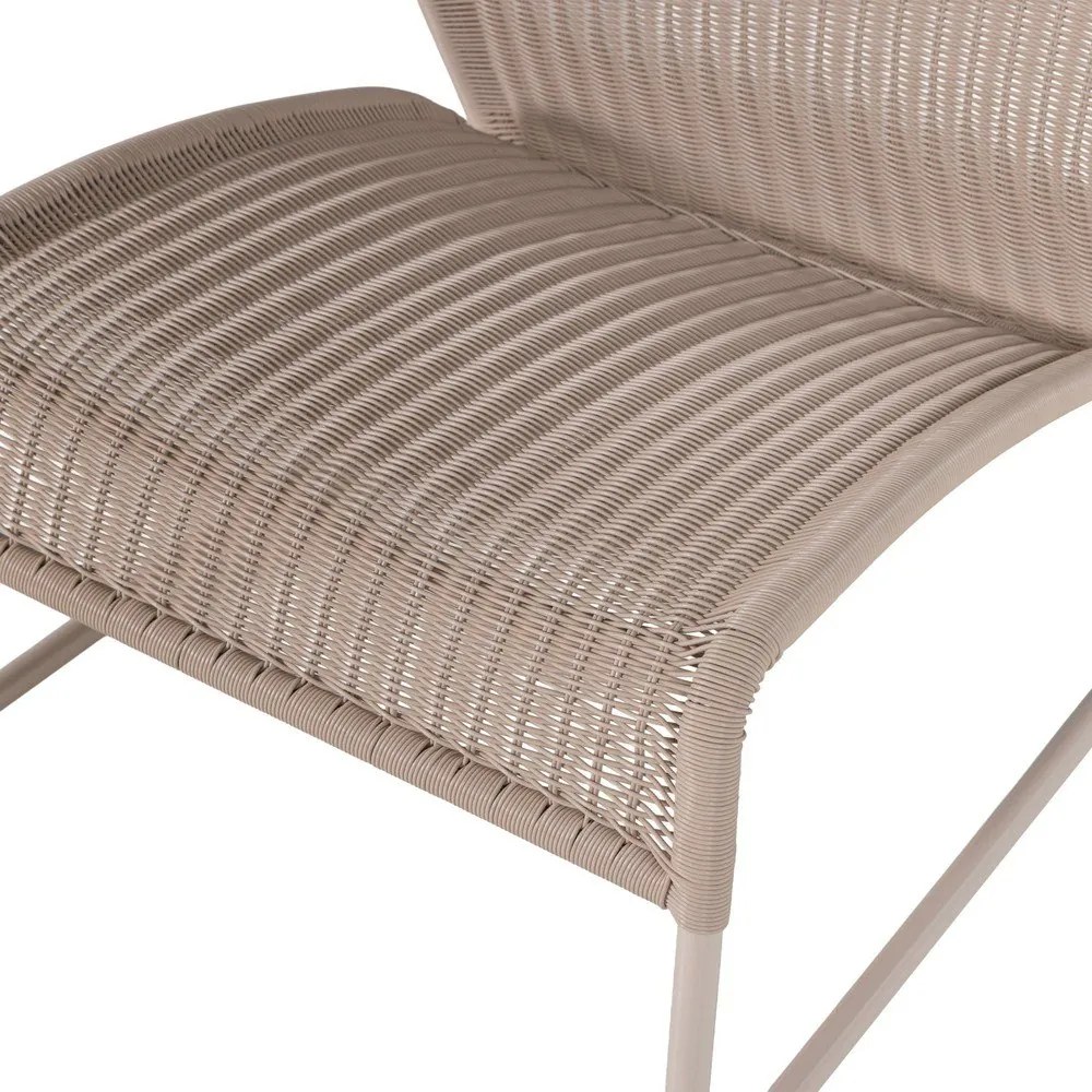 Bézs műrattan kerti fotel West – WOOOD